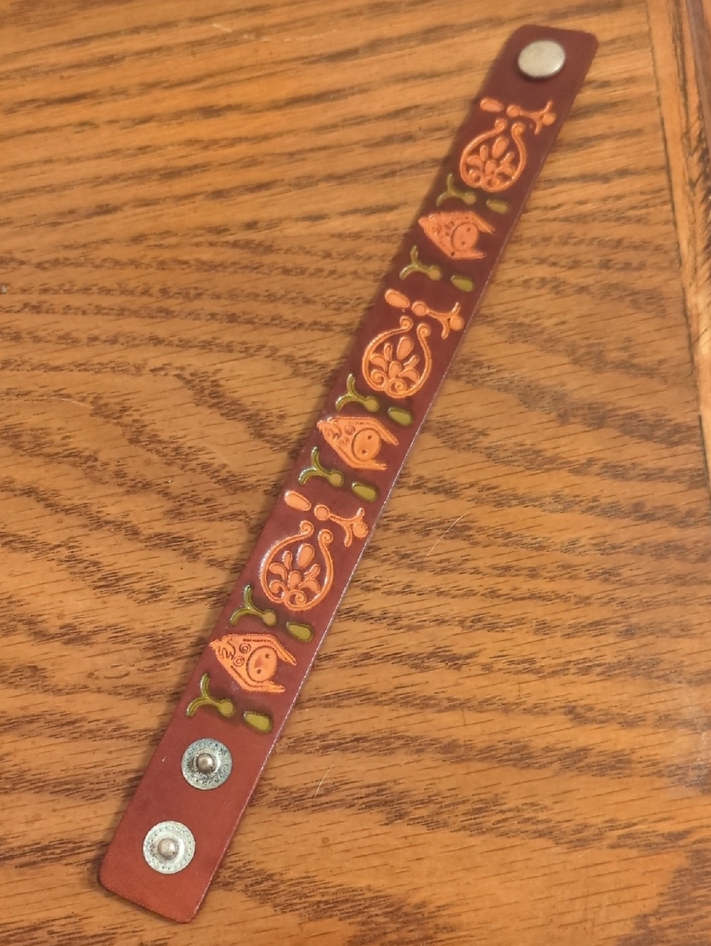 Brown Leather Eeyore Disney Bracelet